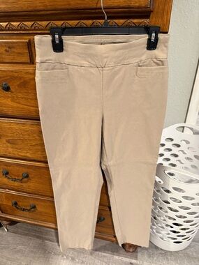 Kim Rogers Neutral Beige Tummy Control Pants